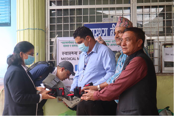 आस्क नेपालद्वारा जिल्ला अस्पताल स्याङ्जालाई स्वास्थ्य सामाग्री हस्तान्तरण